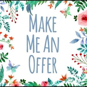 Make offers. I am in such a good mood today 😀😀